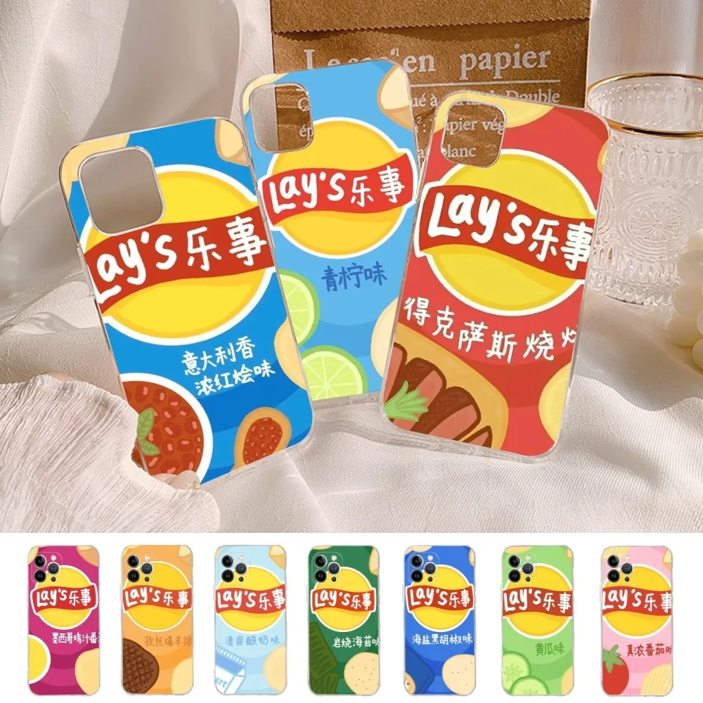 

Snacks Chocolate Biscuit Phone Case For iPhone 15 14 13 12 11 Pro Max XS X XR SE 2020 6 7 8 Plus Mini Protective Shell
