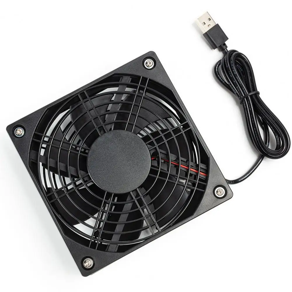 

TV Box Heat Sink Plug Play STB Radiator USB Router TV Box Cooling Fan
