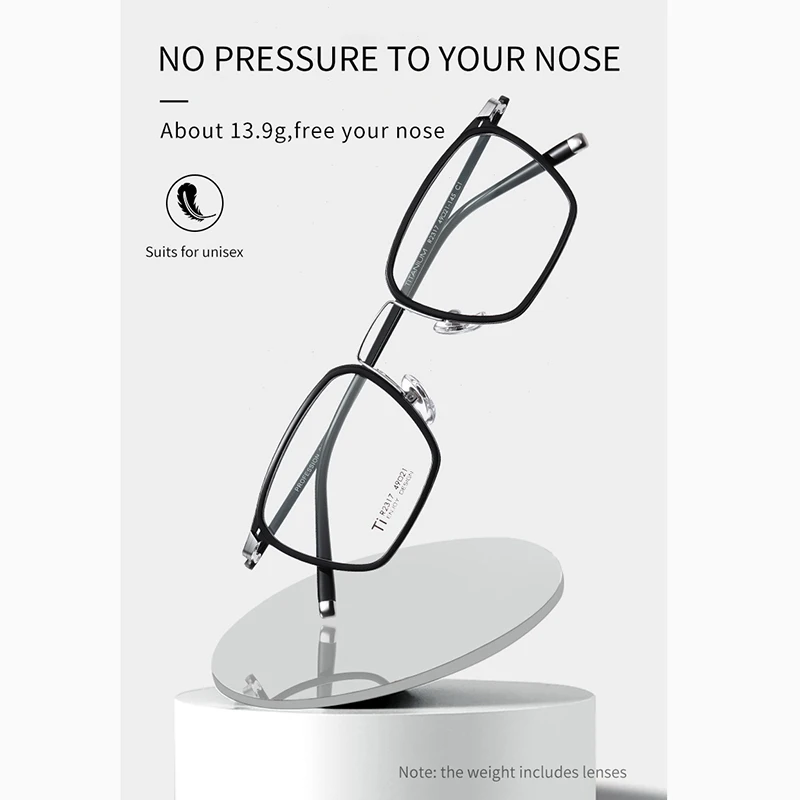 Оправа для очков Ceofy титановая мужчин стильная ульсветильник оправа рецептурных