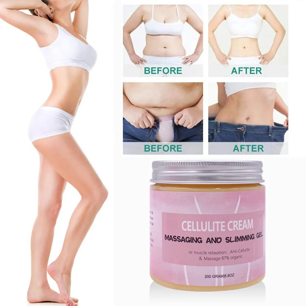 

200ml Fever Massaging Slimming Cream Moisturizes Body Shaping Firming Cream Anti Cellulite Weight Loss Cream Body Care Supplies