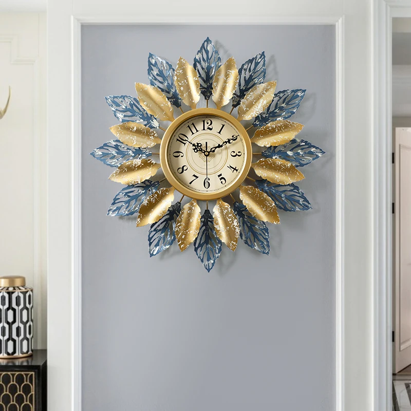 

Роскошные круглые Настенные часы для спальни, бытовые бесшумные настенные часы для гостиной, модные часы, подвесное украшение, подарок, украшение для дома
