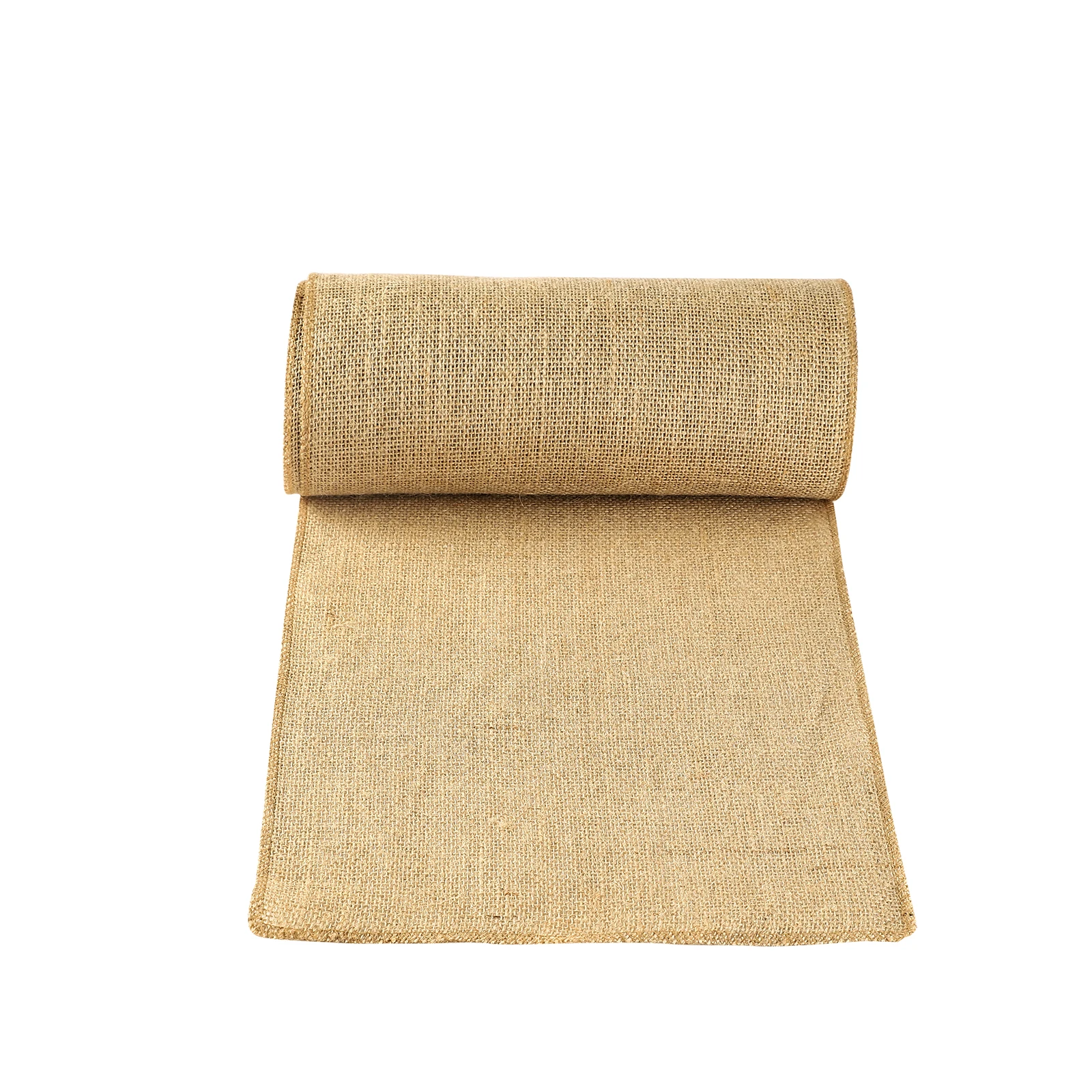 KingNoteCatt аккуратная ПРИШИТАЯ джутовая скатерть для украшения свадебной вечеринки
