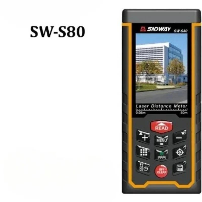 

SW-S120 камера дальномер лазерный дальномер площади объем цифровая угловая линейка измерительная лента SNDWAY оригинал