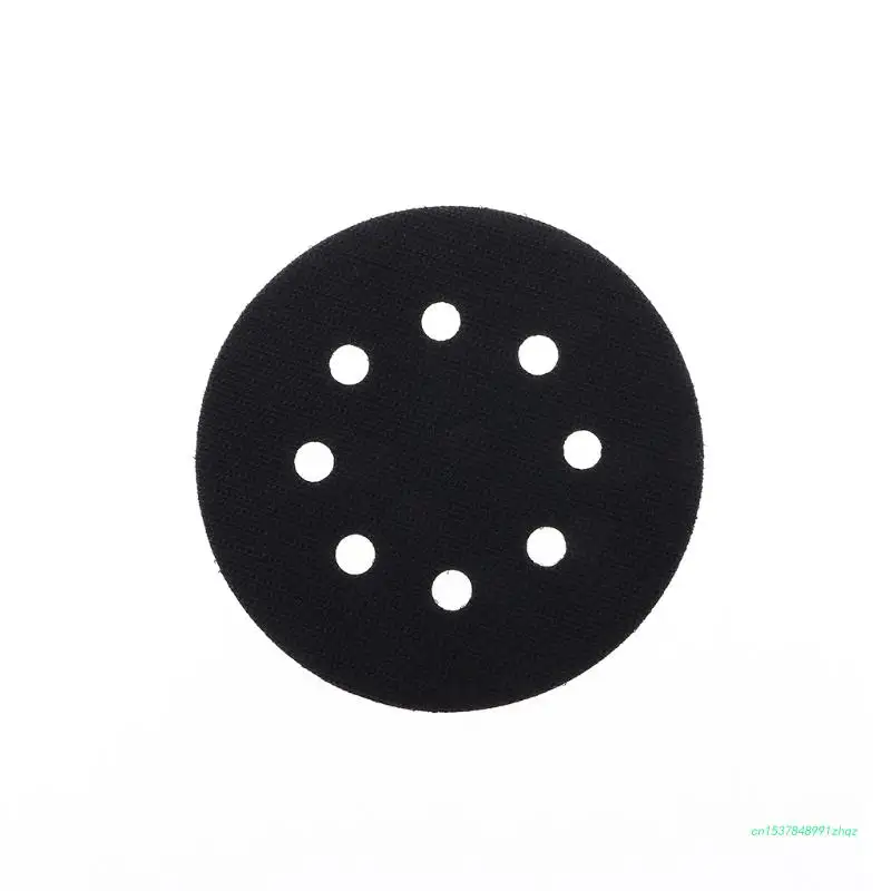 

5" 8 Holes Hook and Loop Soft Sponge Cushion Interface Buffer Pad Prevent Sand Pad Damage for Uneven Surface Polishing