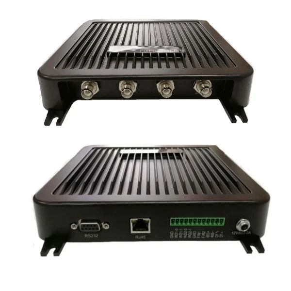 

Система отслеживания радиочастотной идентификации Reliablerfid 860-960 МГц, uhf rfid кардридер, 4-канальный UHF rfid фиксированный считыватель