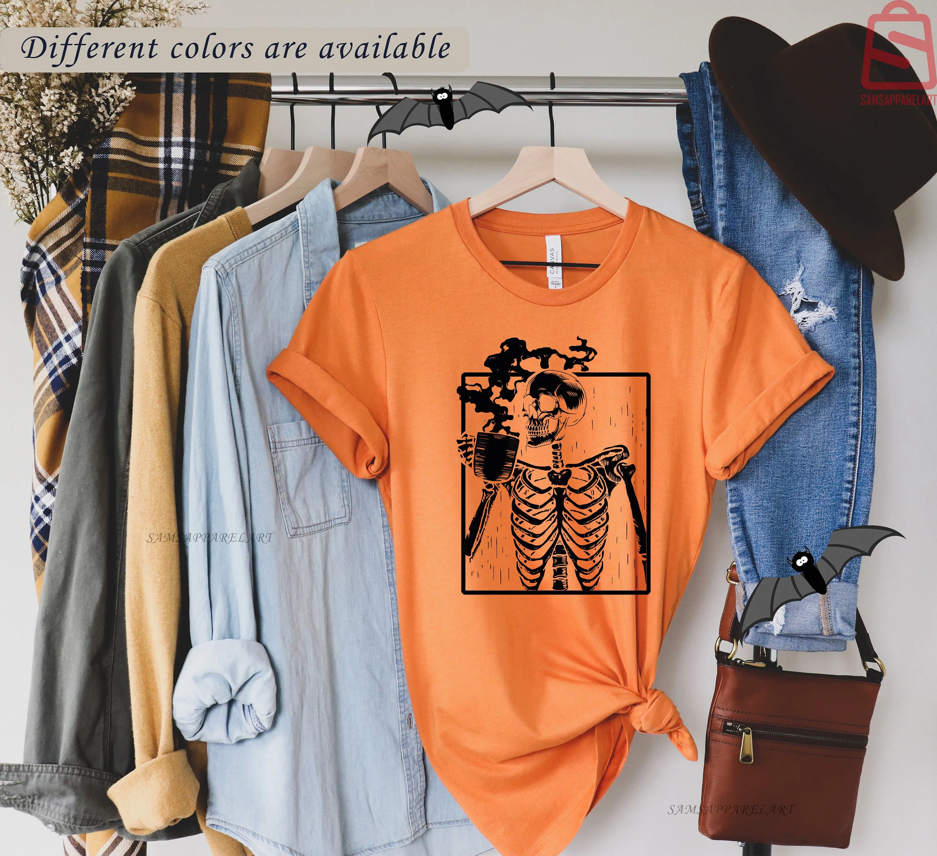 Футболка со скелетом на Хэллоуин. Я нашел эту забавную вечеринку в виде питья GhosT.