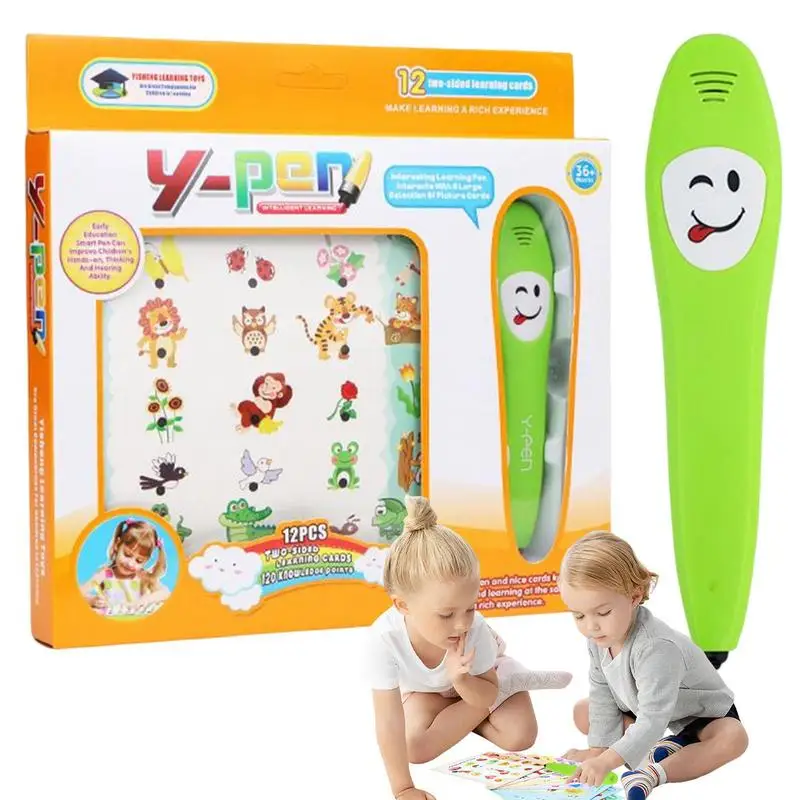 

Pen Scanner And Reader Preschool Educational Sensory Toys Reading Pen With Cards Interactive Toys Flashcard Toddlers Age 2 Years