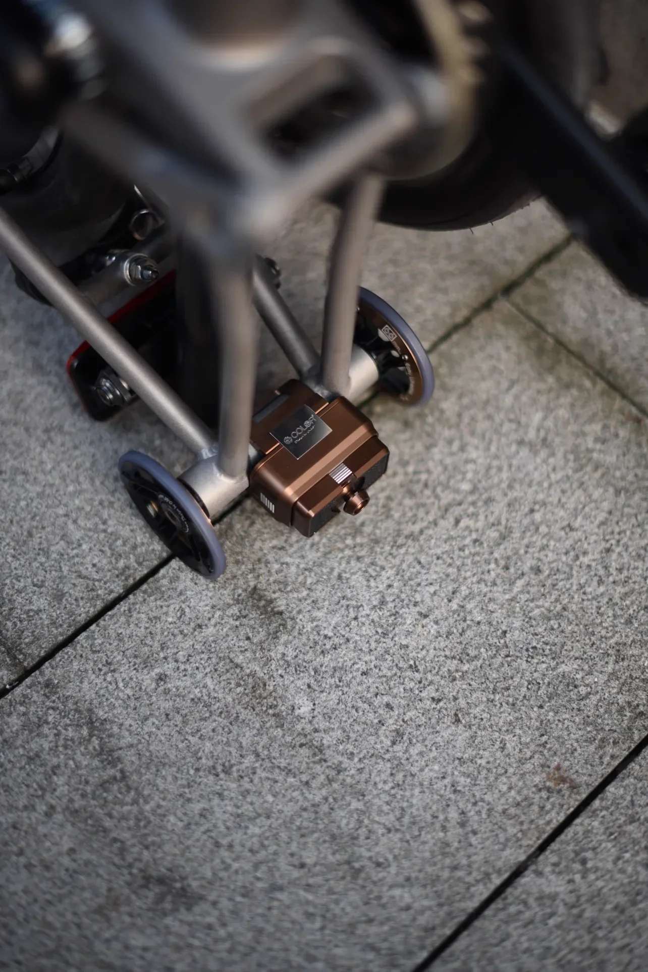 ЦВЕТ ПЛЮС | Аксессуары для складных велосипедов Brompton (C12)PT line Алюминиевый задний амортизатор (art.: 3920d45b032f7) - 3920d45b032f7