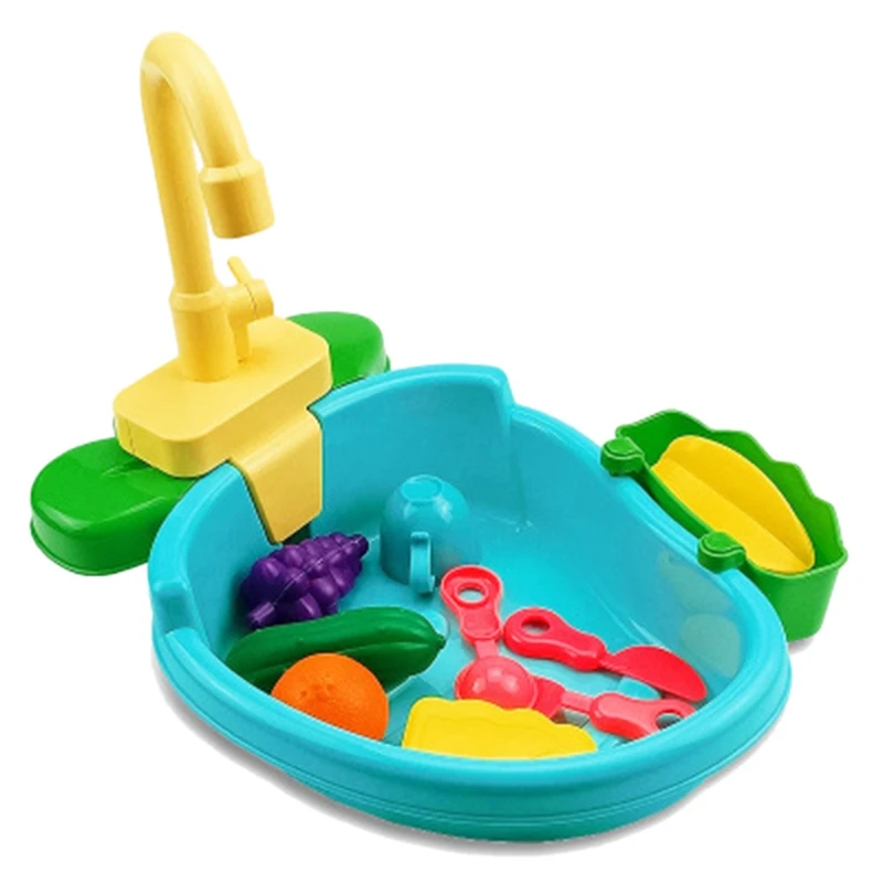

Auto Bath Tub With Faucet Fountains SPA Pool Shower Toy Cleaning Tool