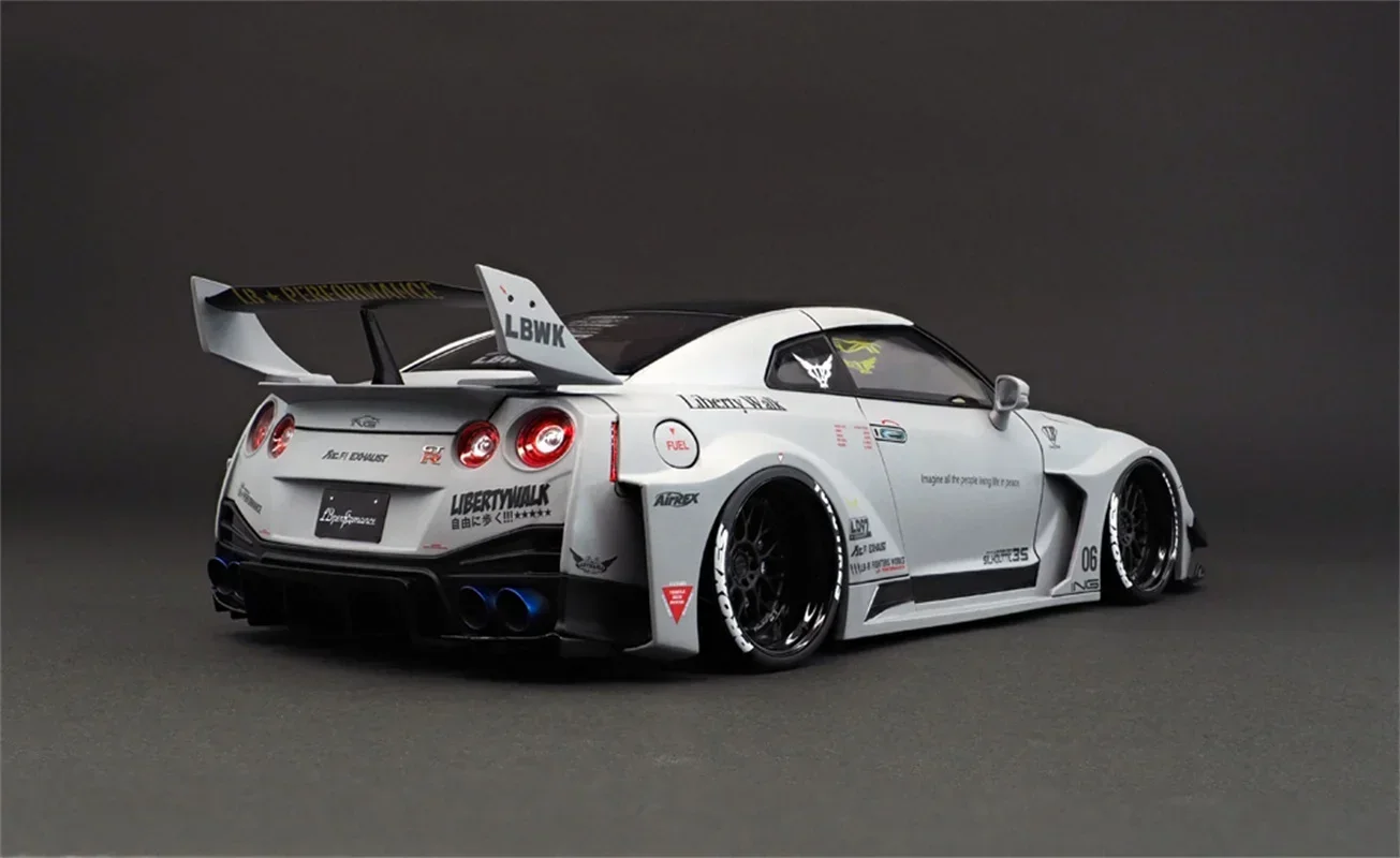 Литые модели автомобилей IG 1/18 для Nissan GTR 35GT-RR фигурки героев мультфильма LB