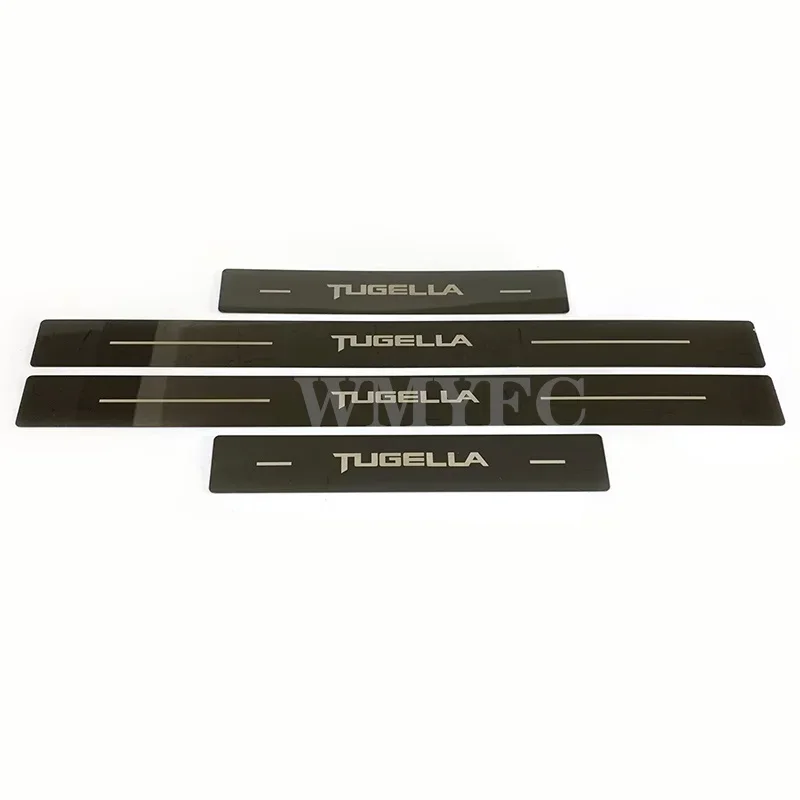 Накладка на порог двери автомобиля защитные аксессуары для Geely Tugella/Tugella S 2021 2022 2023