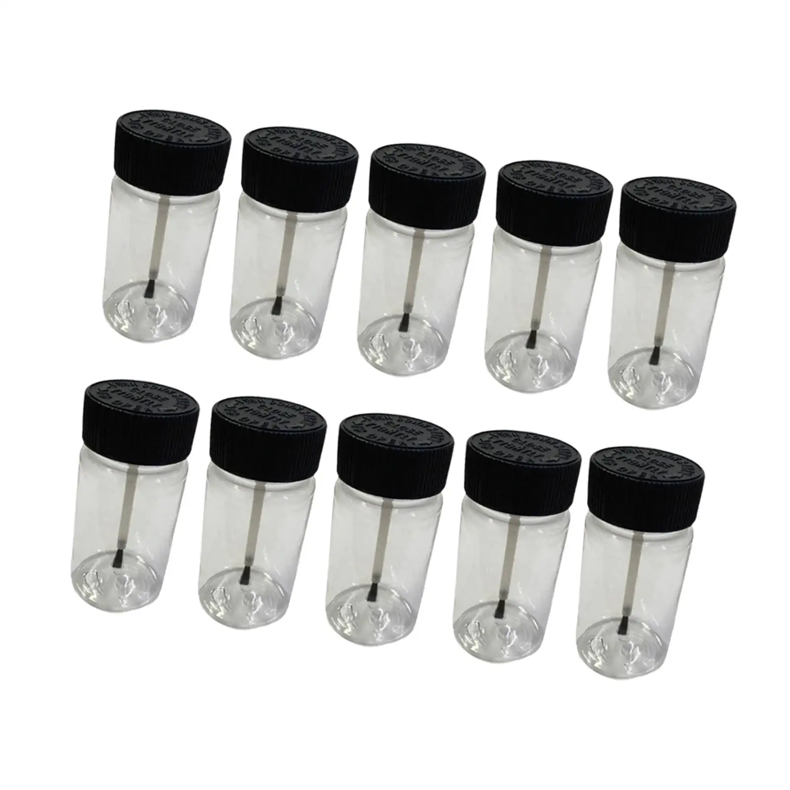 10-компонентные контейнеры для краски с кистью-аппликатором кистью и крышкой