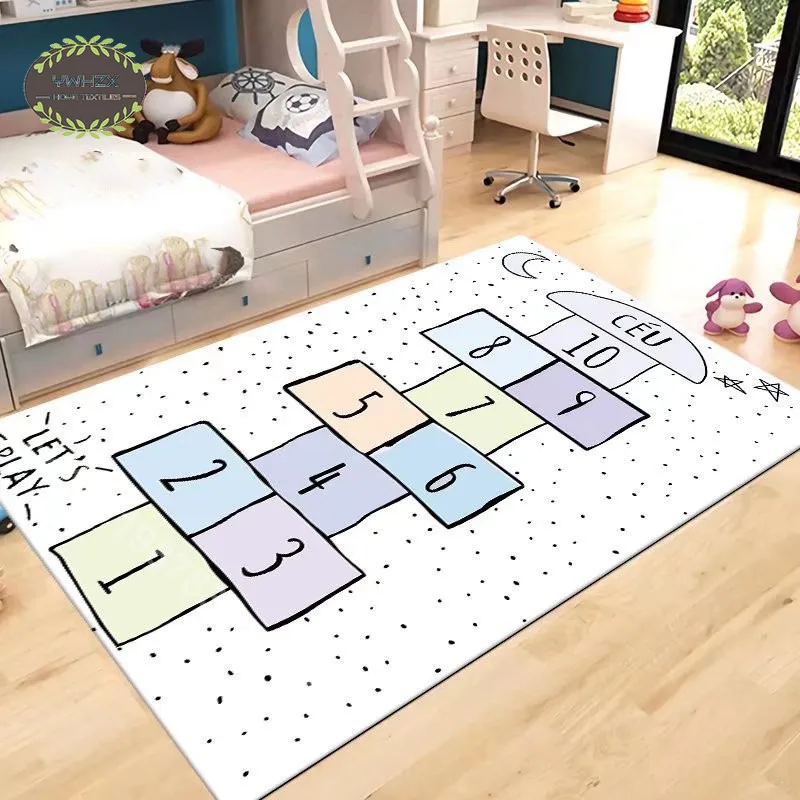 

Children's Gamer Carpet for Living Room Home Decor Bedroom Large Rugs Player Girl Room Area Non-Slip Floor Mat Kitchen Doormat
