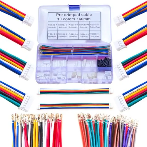 Штекерный Разъем 2 0 мм с предобжимными кабелями 22AWG два ряда без блокировки PH *