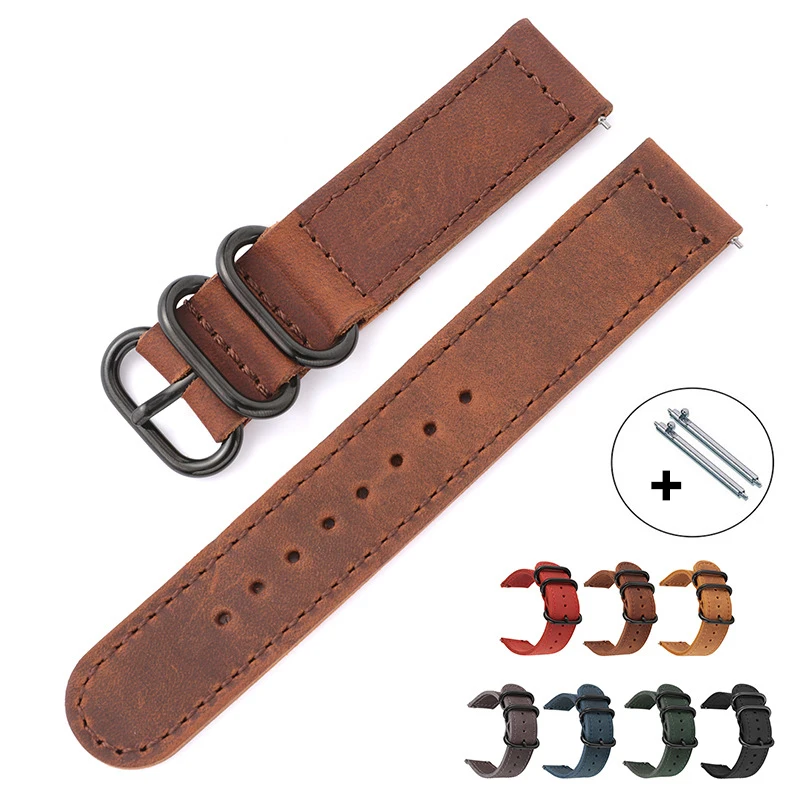 

Ремешок кожаный Универсальный для Samsung Galaxy Watch 5/4, 20/22 мм