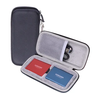 EVA Shockproof Carry Case for 2 Samsung T5 / T3 /T7 Portable SSD 250GB 500GB 1TB 2TB USB 3.1 External Solid State Drives Hard
