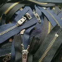 50pcslot main 3 8 to 18cm ykk metal close end zipper copper pants jeans repair sewing accessories