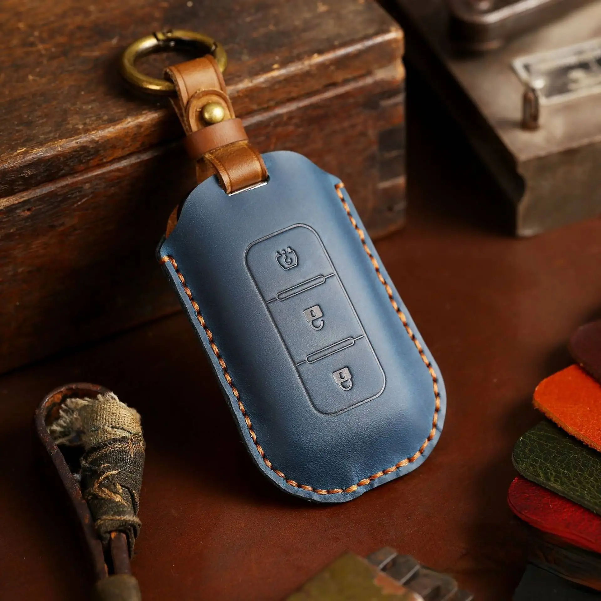 

Car Key Case Cover Keyring for Dongfeng Fengon 580