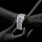 Ремешок силиконовый для Apple watch 6 5 38 мм 40 мм 42 мм 44 мм, спортивный Воздухопроницаемый браслет для iwatch series 6 SE 4 3 2 38 мм