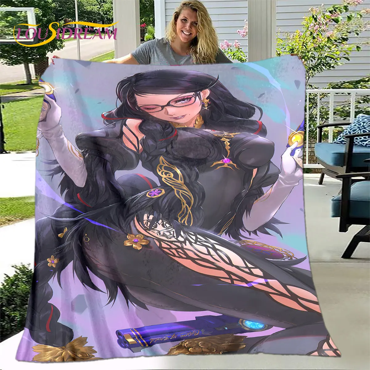 

LOUSIDREAM Фланелевое одеяло Bayonetta