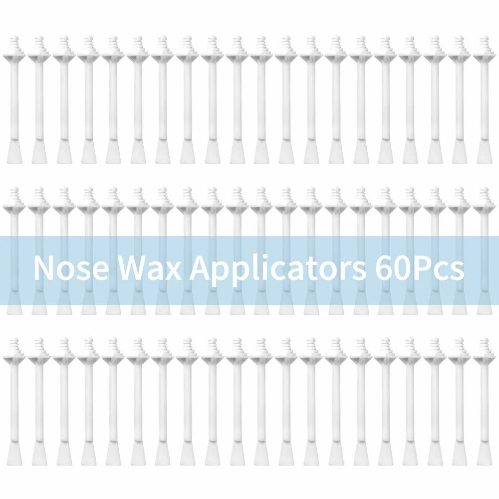 Палочки для носа 60 шт. аппликаторы безболезненного удаления волос в носу набор