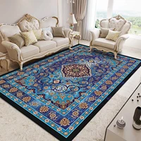 luxury european court carpet retro persian style boho flower pattern carpet for living room custom long corridor hall rugs tapis