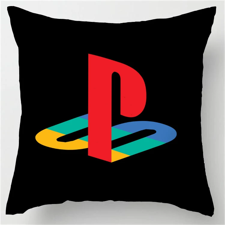 

45*45cm Sofa Pillow Game Console Fun Retro Style Square Pillowcase
