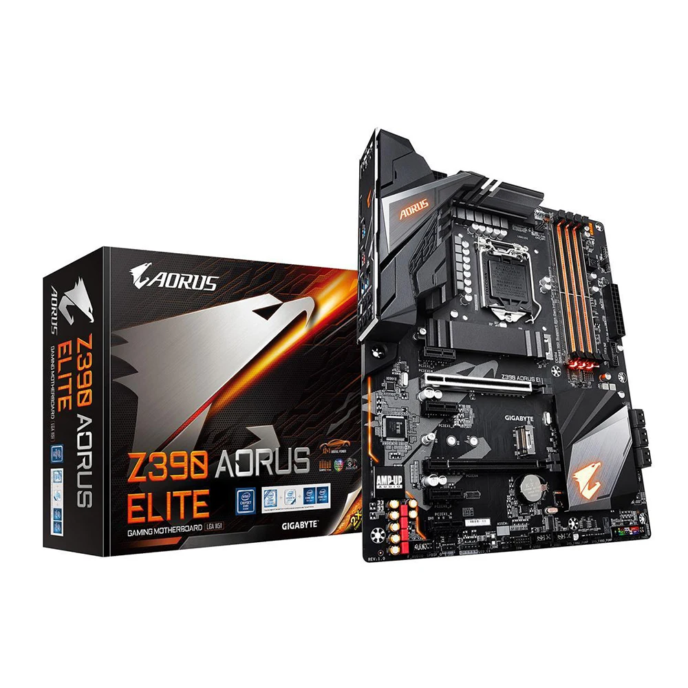 

GIGABYTE Z390 AORUS ELITE LGA 1151 300 Series Intel Z390 SATA 6Gb/s ATX Intel Motherboard