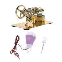 stirling engine motor model heat steam education diy toy gift for kid discovery drop shipping