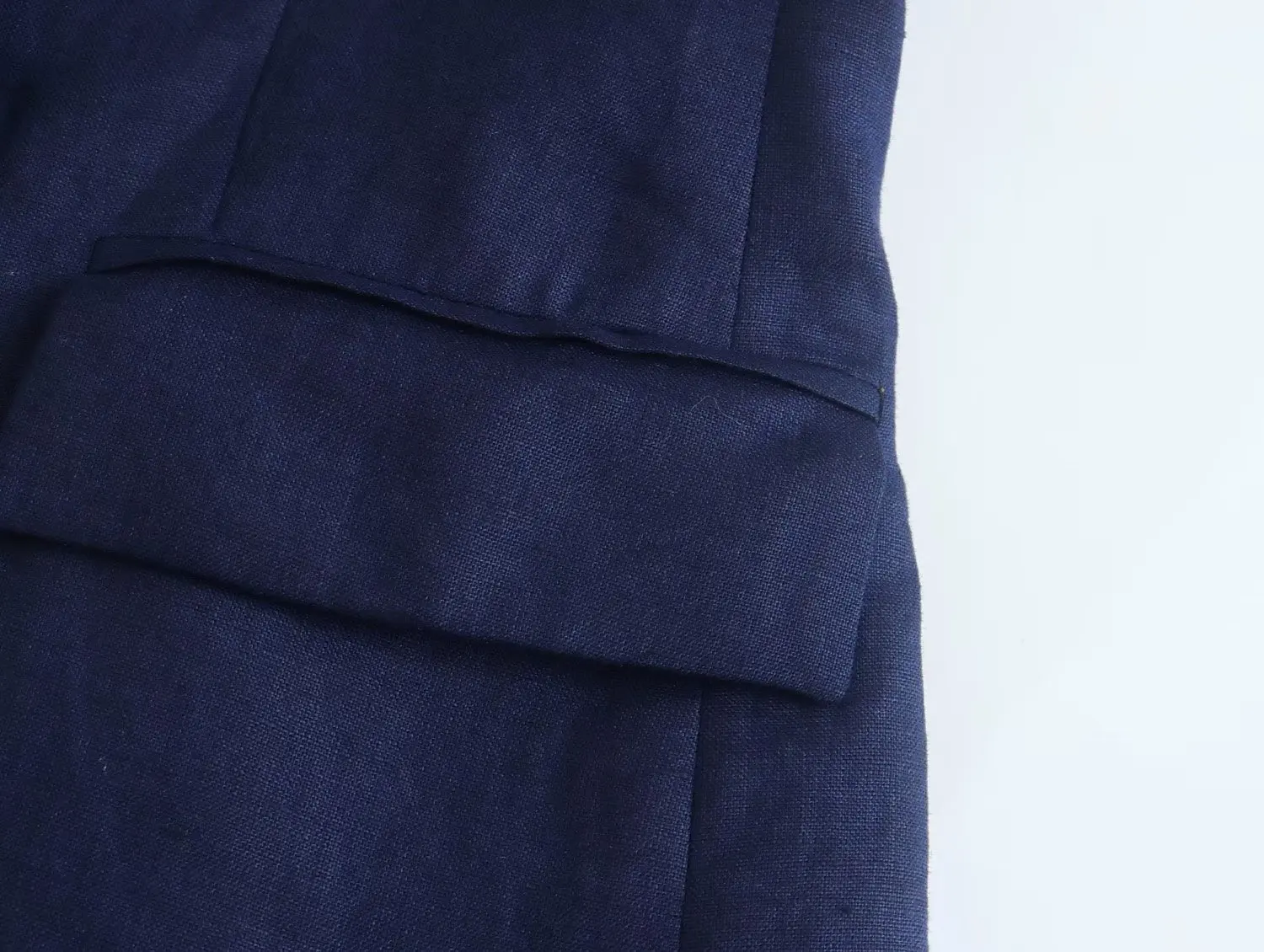 Jenny&Dave Fashion Casual Suit Blazers Women British Ladies Retro Linen Double Breasted Jacket