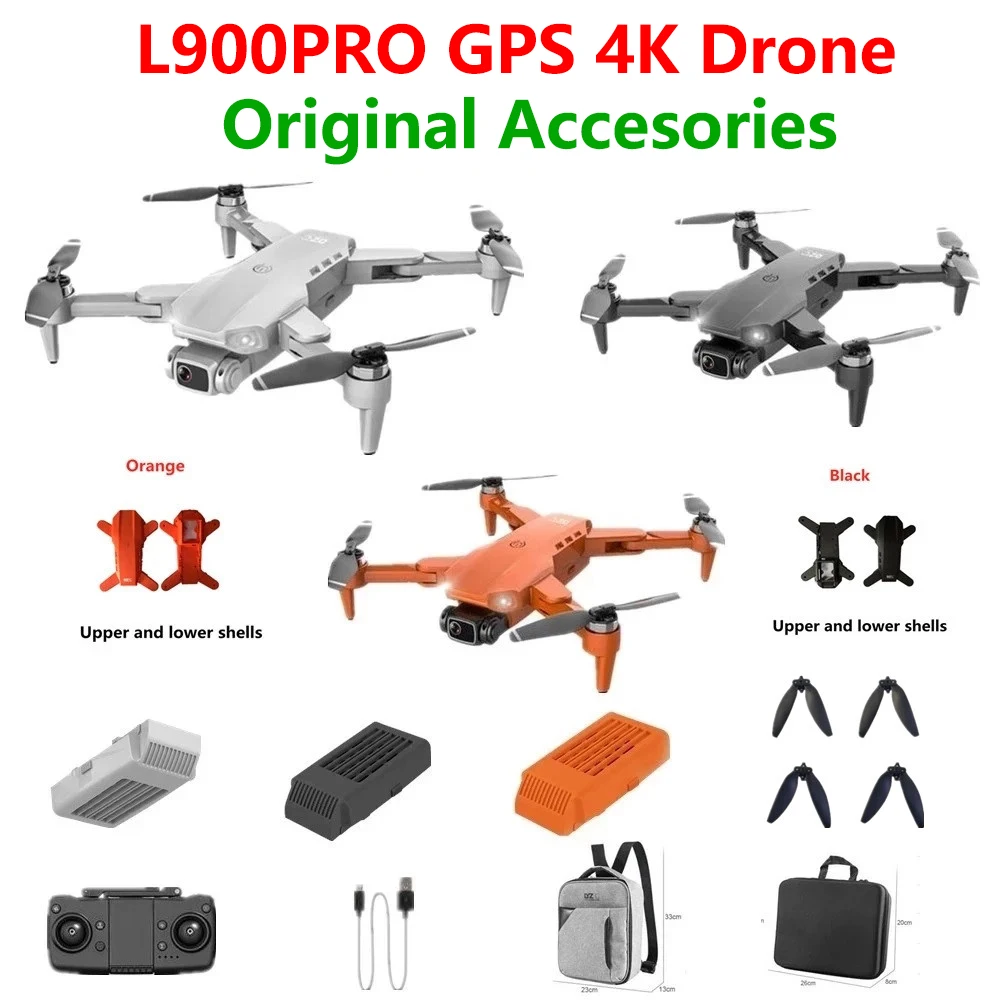 

L900PRO L900-PRO 4K GPS Дрон оригинальные аксессуары складной пропеллер в виде кленового листа USB Зарядное устройство 7,4 V 2200 мА/ч, Батарея для L900 PRO