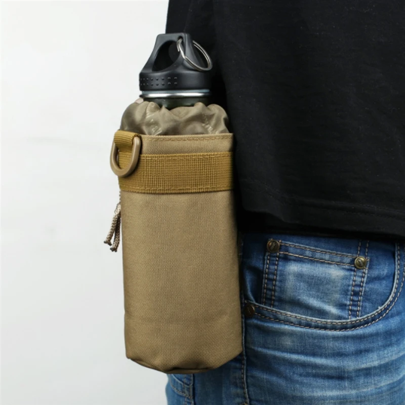 

Fishing Climbing Hiking Miltary Kettle Bag Tactical Water Bottle Bags Nylon Outdoor Sports Water Cup Holder Water Bags