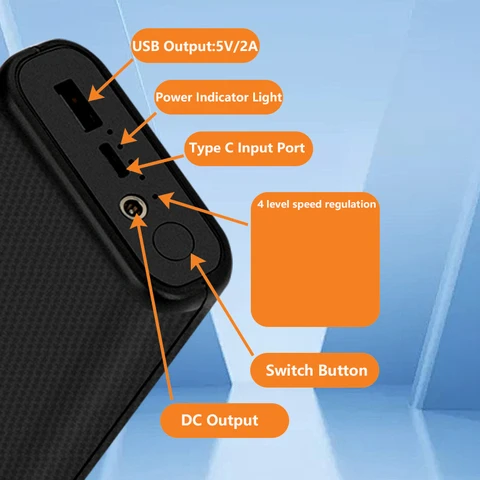 10000 мАч Power Bank 12 В постоянного тока портативное зарядное устройство Powerbank для iPhone Samsung Xiaomi крутой жилет с подогревом куртка внешний аккумулятор