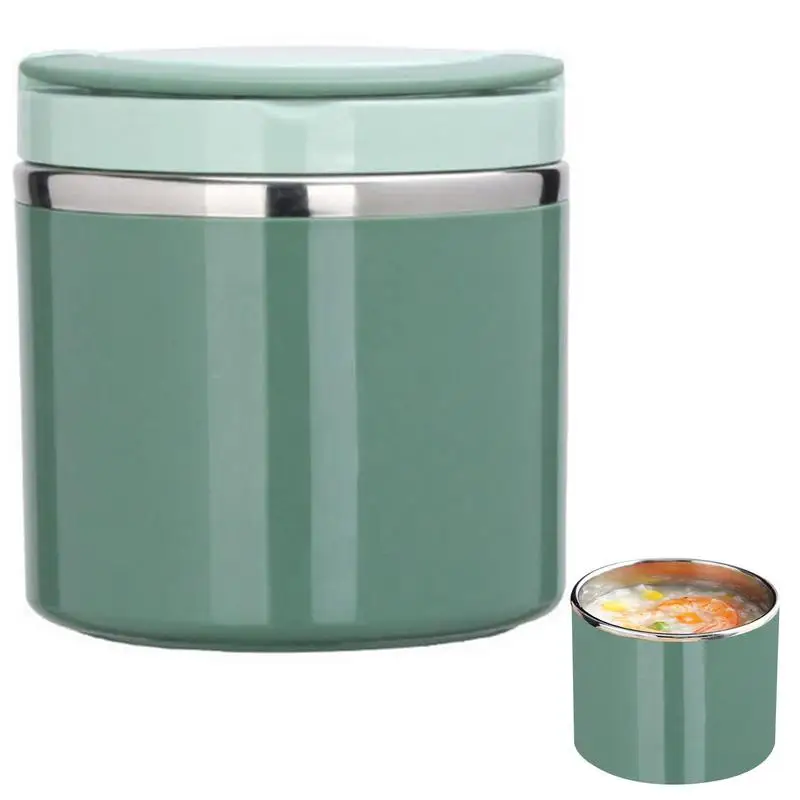 

1000ml Food Thermos Food Jar Stainless Steel Leakproof Stainless Steel Container Thermos With Handle For Lunch Hot Soup Cold