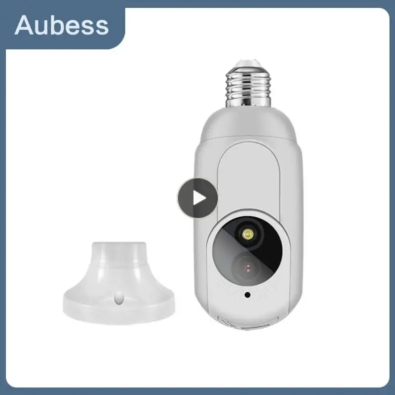 

Wireless Wifi 1080p 360 Degree Panoramic Tuyaapp Home Wireless Wifi Dual Light Source 360 Degree Panoramic Hd Lamp Cap Camera