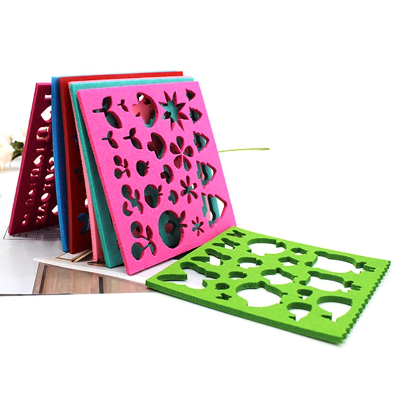 

1Pcs Wool Felt Mold Needle Felting DIY Craft Stencil Applique Handicraft Shaping Needlework Tool Handicraft Sewing