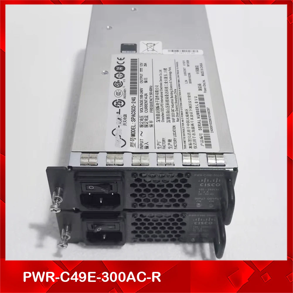 PWR-C49E-300AC-R PWR-C49-300AC V04 For Cisco C4948E Switch Power Supply