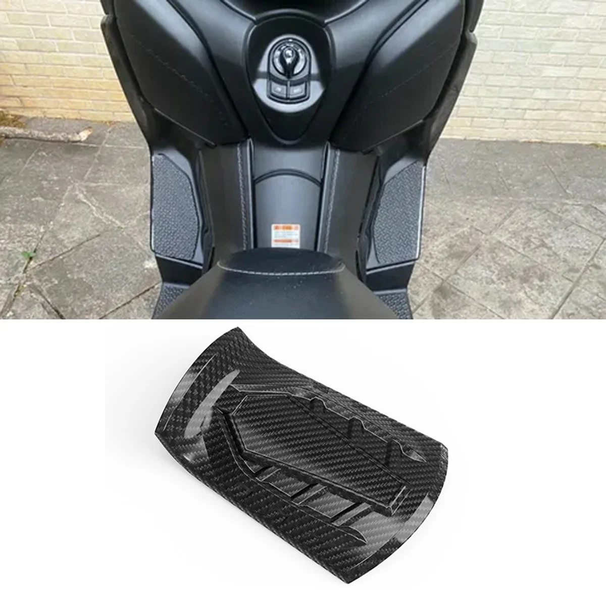 

Motorcycle Carbon Fiber Fuel Gas Oil Tank Cap Cover Sticker for YAMAHA X-MAX XMAX 250 300 400 XMAX250
