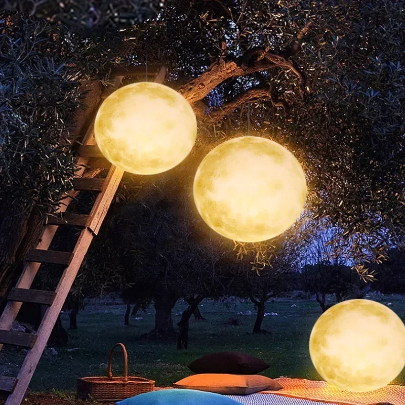 Лунный свет уличный наземный светильник водонепроницаемый для газона лунный