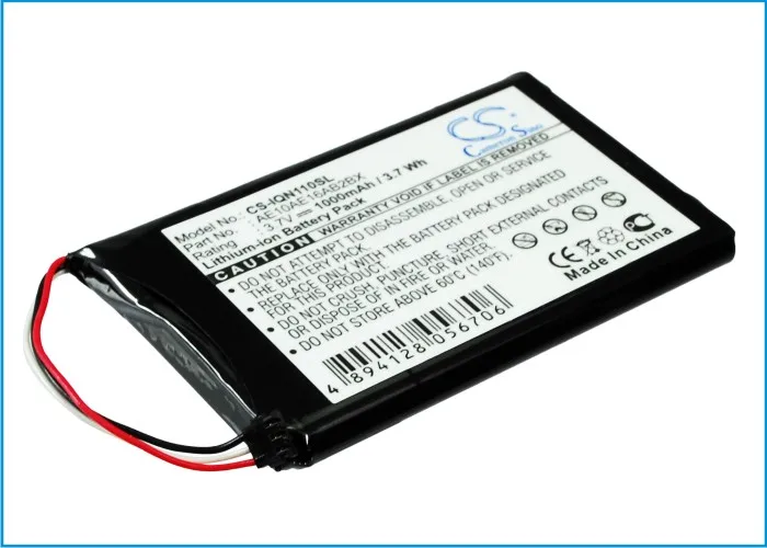 

CS 1000mAh battery for Garmin Nuvi 1100, Nuvi 1100LM AE10AE16AB2BX