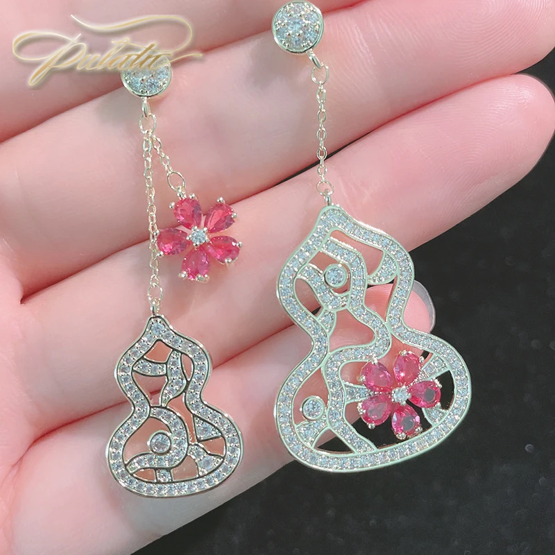 

PULATU New Dangle Earrings Fashion Jewelry Asymmetric Earrings Statement Earrings Designer Jewelry Accessories for Women