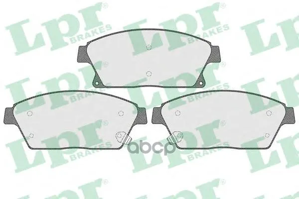 Колодки тормозные CHEVROLET CRUZE/OPEL ASTRA J 16" 10- передние LPR арт. 05P1562