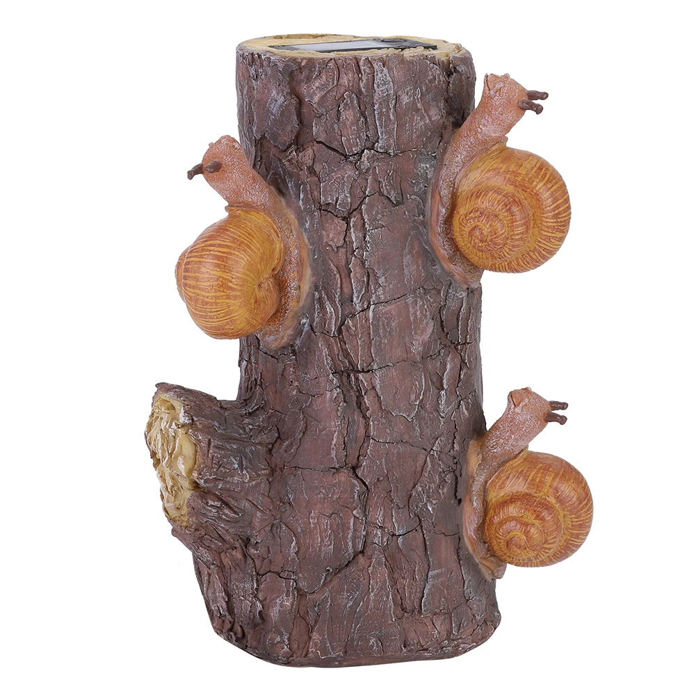 

Solar Resin Simulation Snail Tree Garden Light Home Lawn Decorative Light Ornament Decoration Solar Powered Garden Decorative