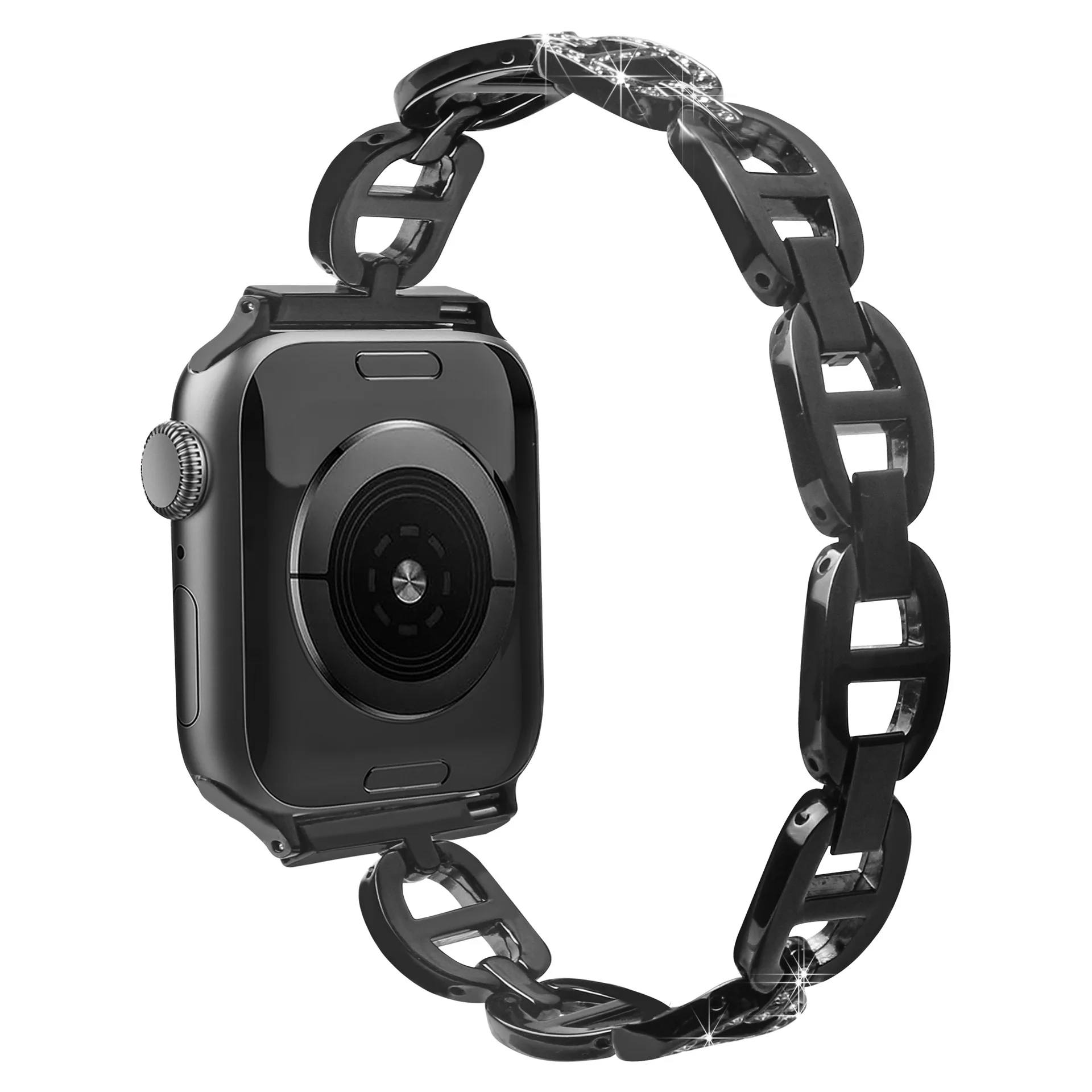 Watchband for Apple Watch Band 49mm 38mm 40mm 42mm 44mm Strap for iWatch Series 6/5/4/3/2/SE,Rhinestone Replacement Wristband