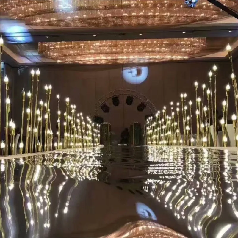 

Luxury Five leads led Lighting road leadsWedding Flower Stands Aisle stands for Wedding party event decoration