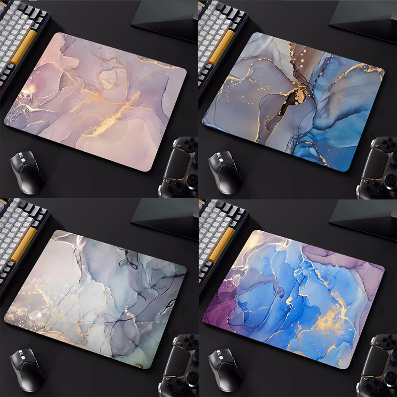 Kawaii компьютерный коврик для мыши, игровой коврик для мыши, абстрактный маленький 290x25 0 мраморный коврик для мыши для геймеров XS, коврик для ПК, Настольный коврик, коврики для клавиатуры