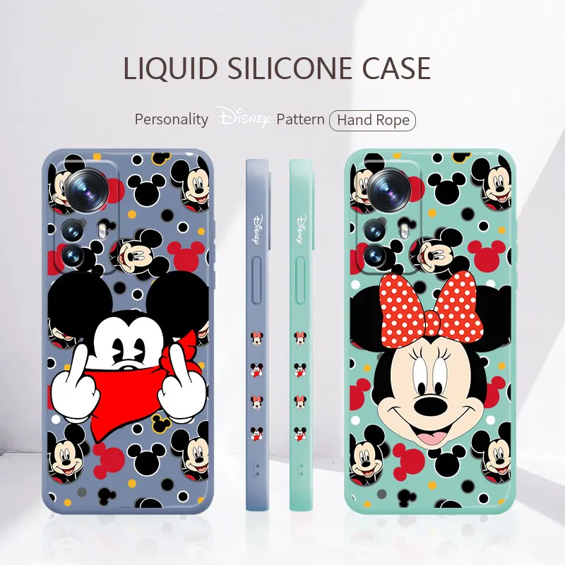 

Disney Up Face Mickey Minnie Silicone Matte Full Liquid Coque Case for Samsung Galaxy A52 A12 A51 A32 A21s A71 4G 5G Celular