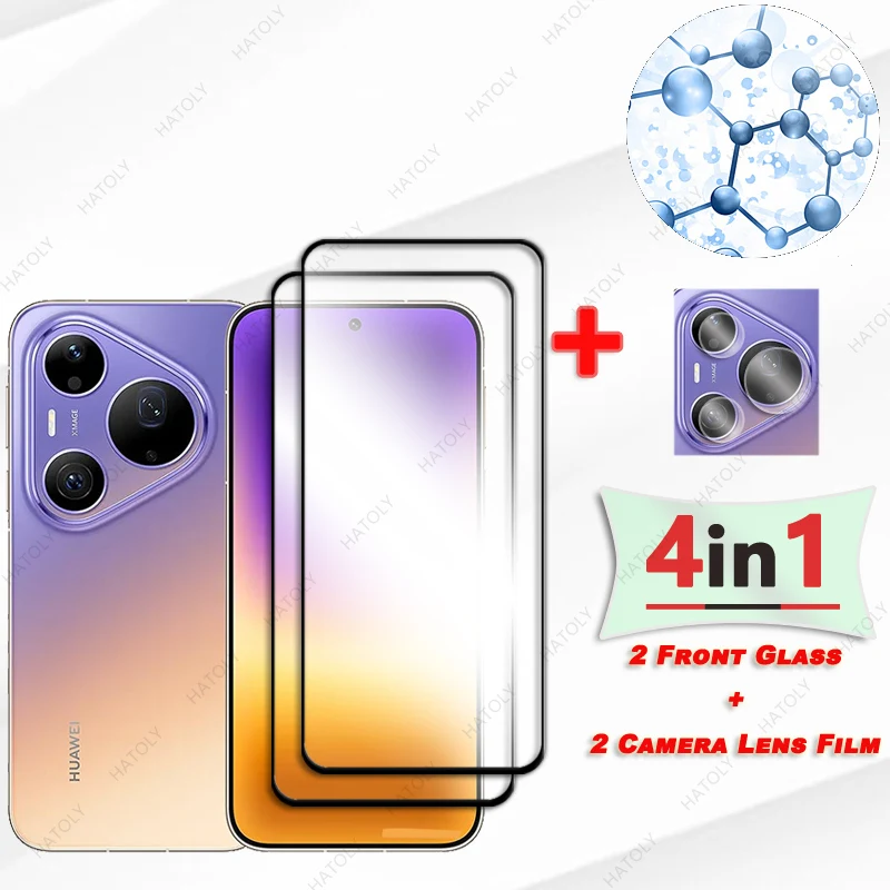 Фото Защитная пленка для экрана Huawei Pura 90s Pro Max, защитная пленка с черным краем для Huawei Pura 90s Pro Max, защитная пленка для объектива камеры №2