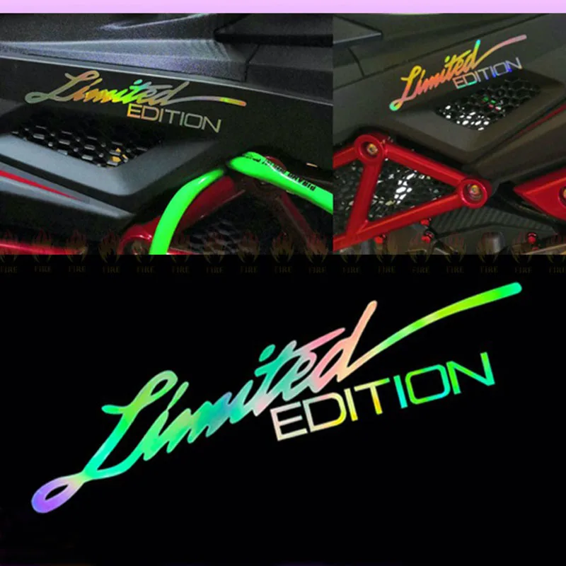 

Car Reflective Sticker Limited Edition Creative Motorcycle Decals Auto Vinyl Sticker Car-styling