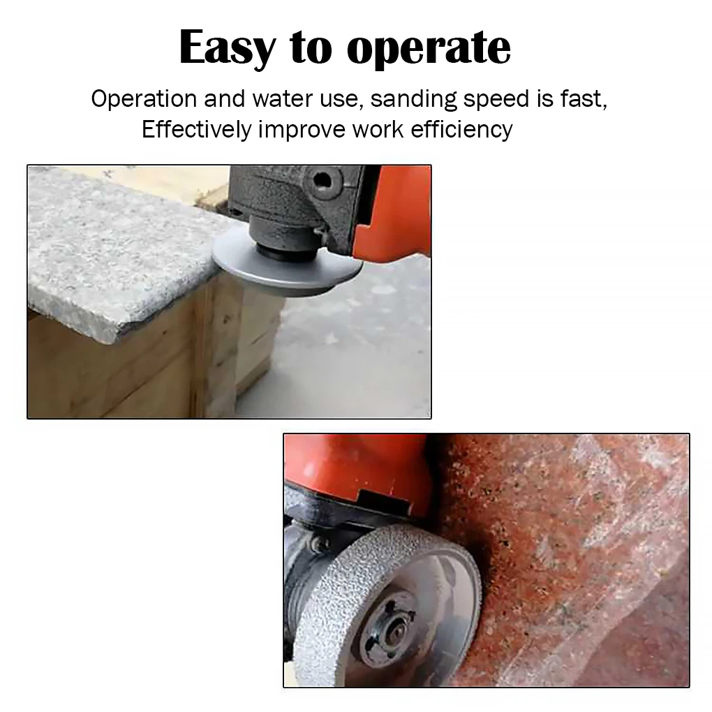 

Edge Grinding Wheel Chamfer Sanding Polishing Abrasive Disc Stone Material Grinding Wheel 10mm